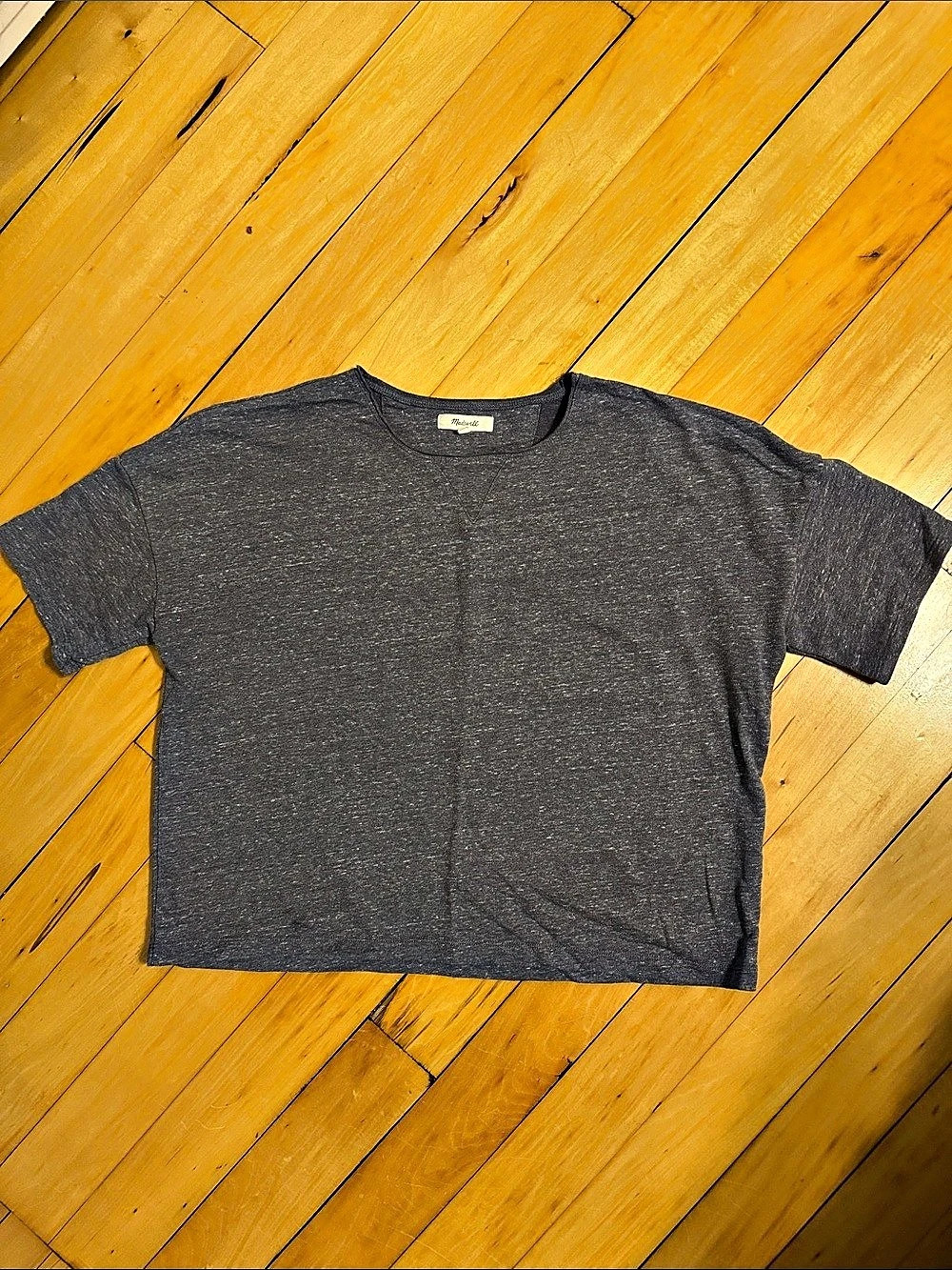 Madewell Short Sleeve Tee in Gray Size Medium
